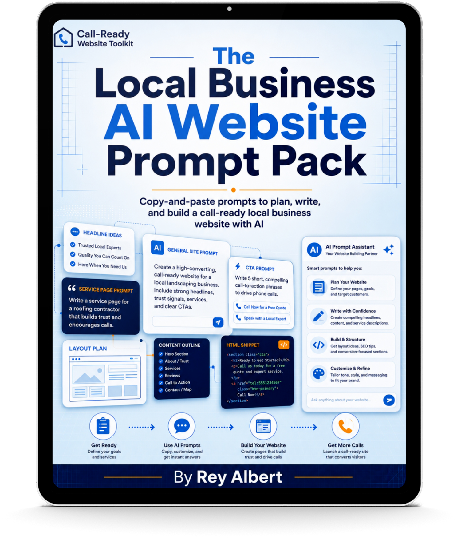 Local Business AI Website Prompt Pack mockup